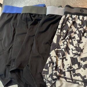Lululemon XL 5” boxer briefs lot of 4